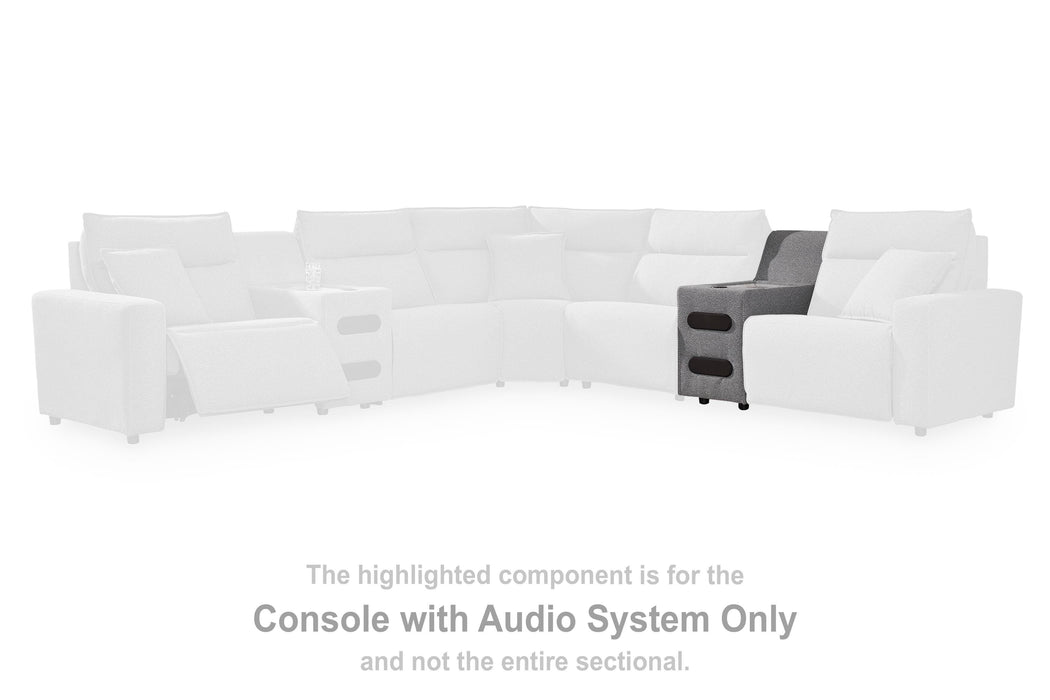 Modmax II Power Reclining Sectional with Audio Consoles - Casa Morelos / Coahuila Furniture (Oklahoma City, OK)