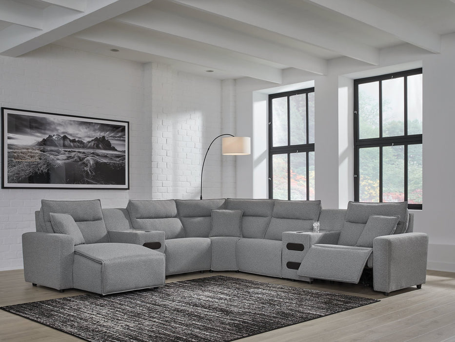 Modmax Power Reclining Sectional with Chaise - Casa Morelos / Coahuila Furniture (Oklahoma City, OK)