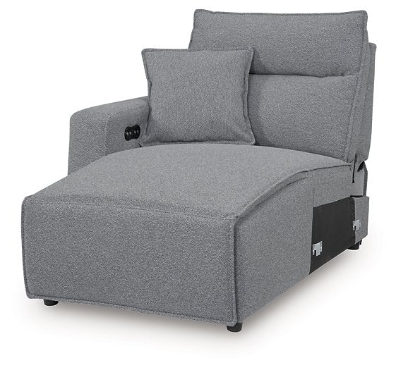 ModMax II Reclining Sectional with Chaise and Audio Console - Casa Morelos / Coahuila Furniture (Oklahoma City, OK)