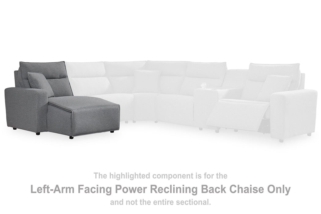 ModMax II Reclining Sectional with Chaise and Audio Console - Casa Morelos / Coahuila Furniture (Oklahoma City, OK)