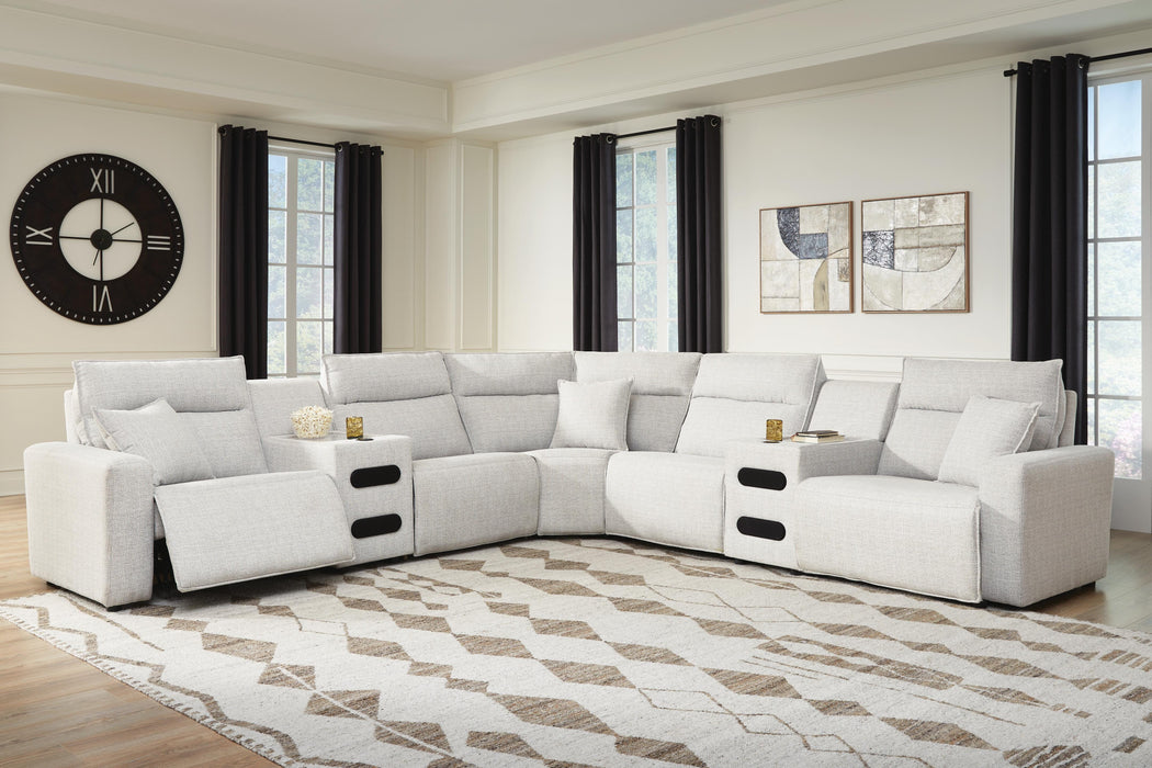 Modmax II Power Reclining Sectional with Audio Consoles - Casa Morelos / Coahuila Furniture (Oklahoma City, OK)