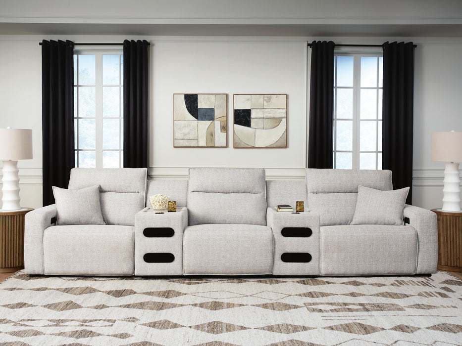 Modmax II Power Reclining Sectional with Audio Consoles - Casa Morelos / Coahuila Furniture (Oklahoma City, OK)