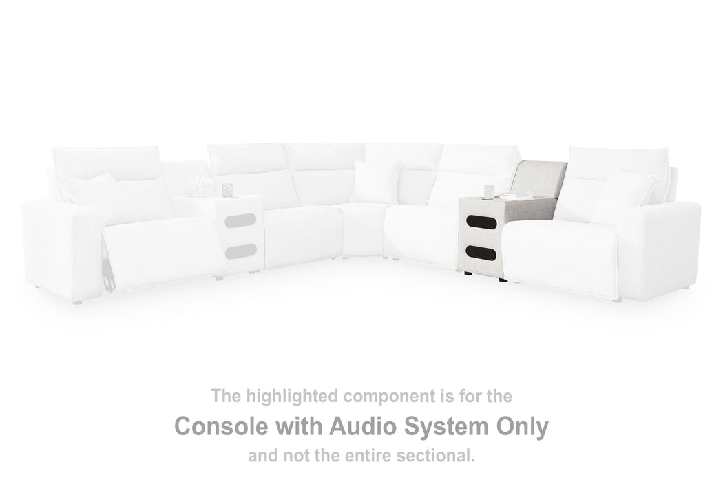 Modmax II Power Reclining Sectional with Audio Consoles - Casa Morelos / Coahuila Furniture (Oklahoma City, OK)