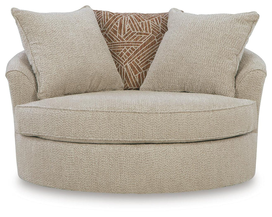 Steelwater Retreat Oversized Swivel Accent Chair - Casa Morelos / Coahuila Furniture (Oklahoma City, OK)