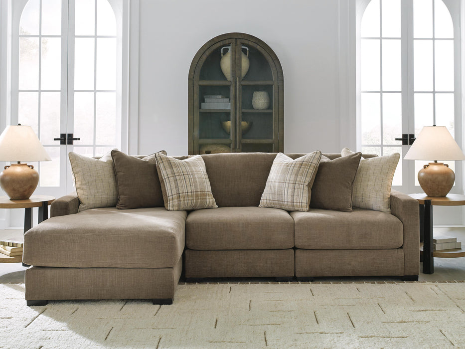 Camellia-Court Sectional with Chaise - Casa Morelos / Coahuila Furniture (Oklahoma City, OK)