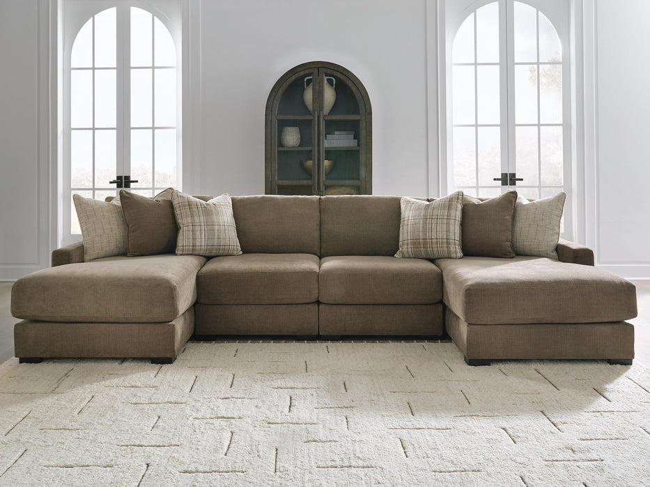 Camellia-Court Double Chaise Sectional - Casa Morelos / Coahuila Furniture (Oklahoma City, OK)