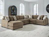 Camellia-Court Sectional with Chaise - Casa Morelos / Coahuila Furniture (Oklahoma City, OK)