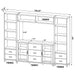 Lewes Entertainment Centers - Casa Morelos / Coahuila Furniture (Oklahoma City, OK)