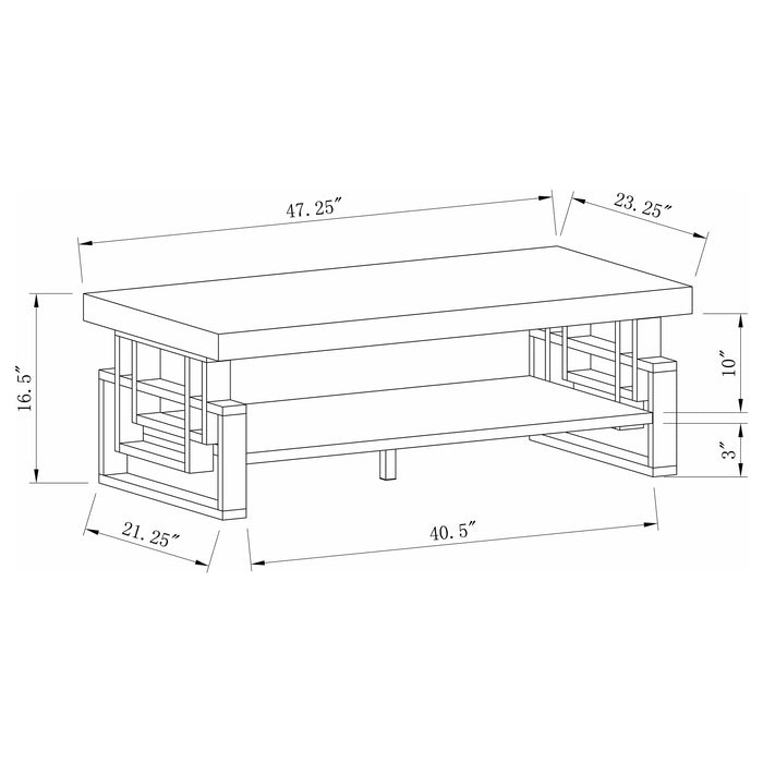 Schmitt Coffee Table Sets - Casa Morelos / Coahuila Furniture (Oklahoma City, OK)