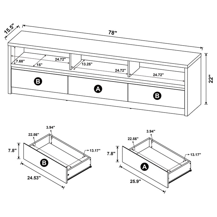 Rutland TV Stands - Casa Morelos / Coahuila Furniture (Oklahoma City, OK)