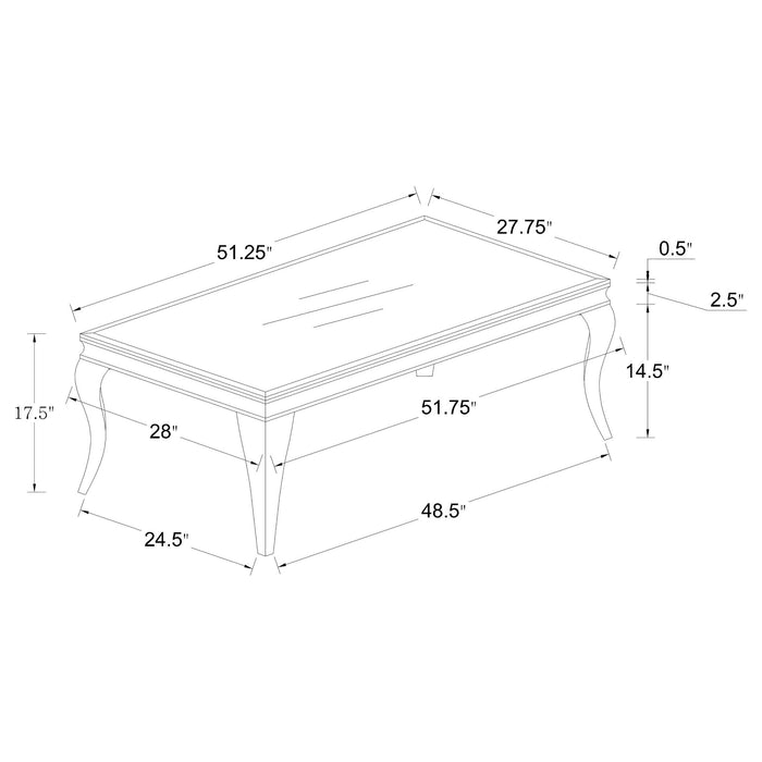 Carone Coffee Table Sets - Casa Morelos / Coahuila Furniture (Oklahoma City, OK)