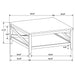 Hollis Coffee Table Sets - Casa Morelos / Coahuila Furniture (Oklahoma City, OK)