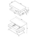 Marcia Coffee Table Sets - Casa Morelos / Coahuila Furniture (Oklahoma City, OK)