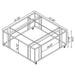 Adri Coffee Tables - Casa Morelos / Coahuila Furniture (Oklahoma City, OK)