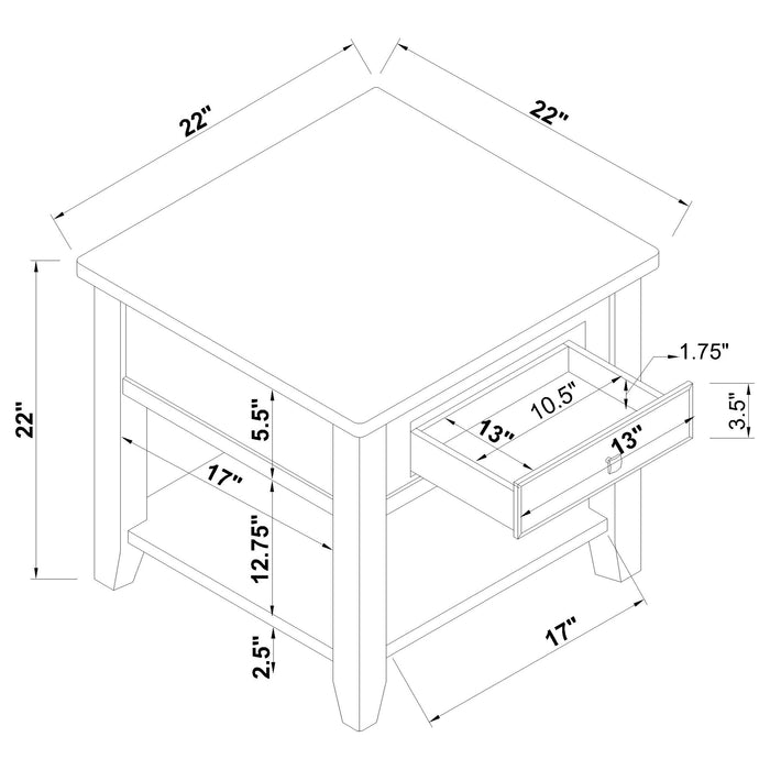Bradford Coffee Table Sets - Casa Morelos / Coahuila Furniture (Oklahoma City, OK)