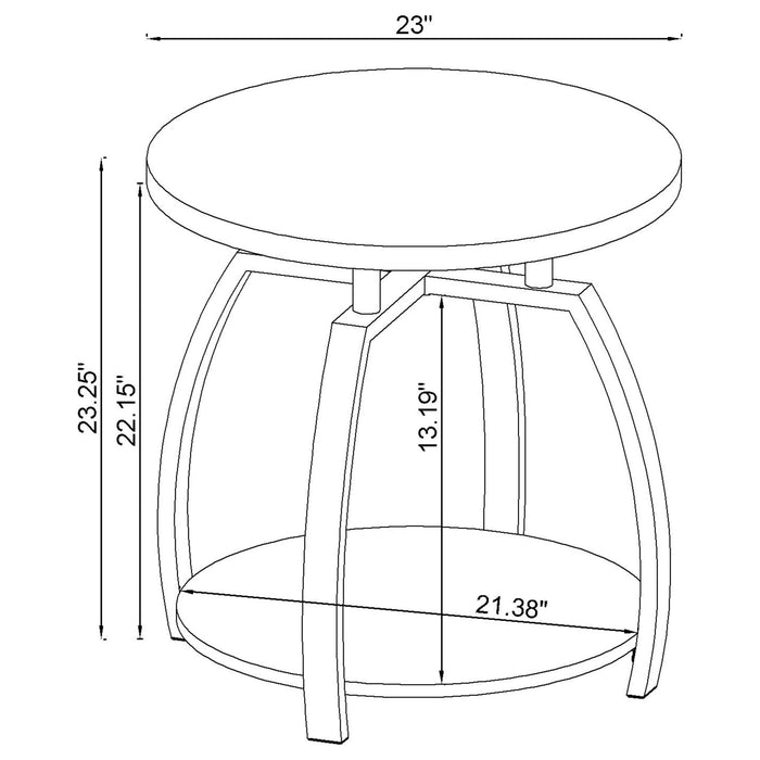 Dacre End Table - Casa Morelos / Coahuila Furniture (Oklahoma City, OK)