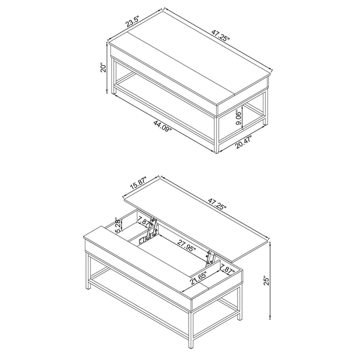 Byers Coffee Table Sets - Casa Morelos / Coahuila Furniture (Oklahoma City, OK)