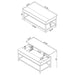 Byers Coffee Table Sets - Casa Morelos / Coahuila Furniture (Oklahoma City, OK)