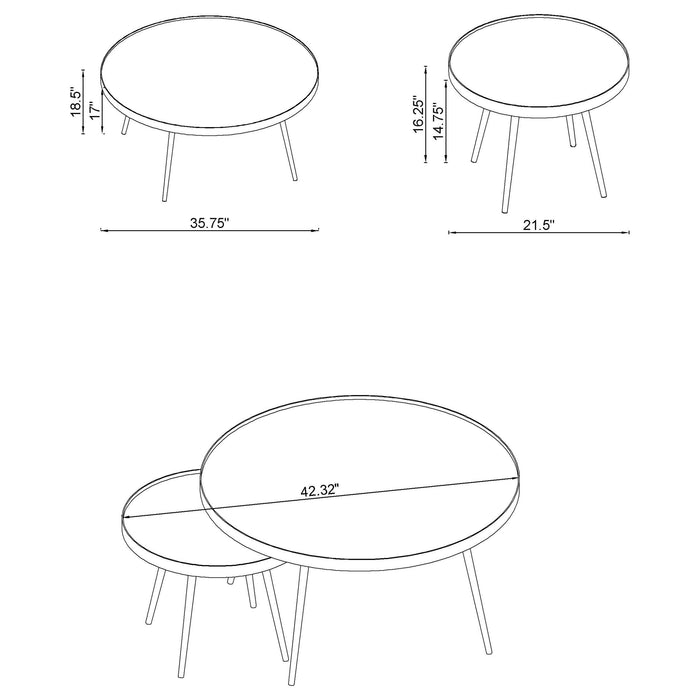 Kaelyn Coffee Table Sets - Casa Morelos / Coahuila Furniture (Oklahoma City, OK)