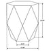 Zalika End & Side Tables - Casa Morelos / Coahuila Furniture (Oklahoma City, OK)