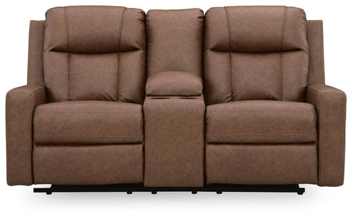 Mackmenville Reclining Loveseat with Console - Casa Morelos / Coahuila Furniture (Oklahoma City, OK)