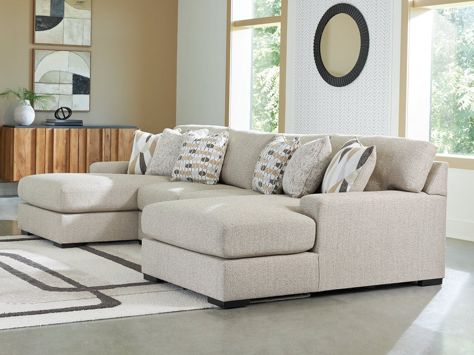 Laurelgrove Double Chaise Sectional - Casa Morelos / Coahuila Furniture (Oklahoma City, OK)