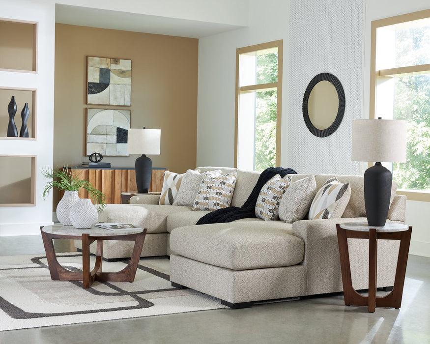Laurelgrove Double Chaise Sectional - Casa Morelos / Coahuila Furniture (Oklahoma City, OK)
