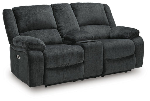 Draycoll Power Reclining Loveseat with Console - Casa Morelos / Coahuila Furniture (Oklahoma City, OK)