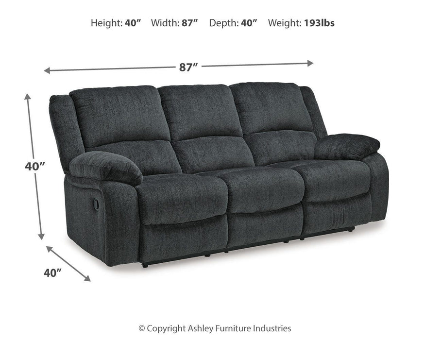 Draycoll Reclining Sofa - Casa Morelos / Coahuila Furniture (Oklahoma City, OK)