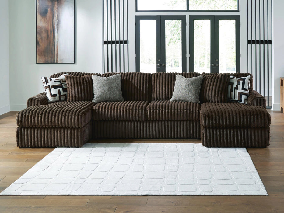 Midnight-Madness Sectional with Chaise
