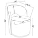 Harjo Accent Chairs - Casa Morelos / Coahuila Furniture (Oklahoma City, OK)