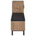 Teller 1-door Entryway Shoe Storage Cabinet Natural Oak - Casa Morelos / Coahuila Furniture (Oklahoma City, OK)
