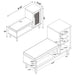 Teller 1-door Entryway Shoe Storage Cabinet Natural Oak - Casa Morelos / Coahuila Furniture (Oklahoma City, OK)