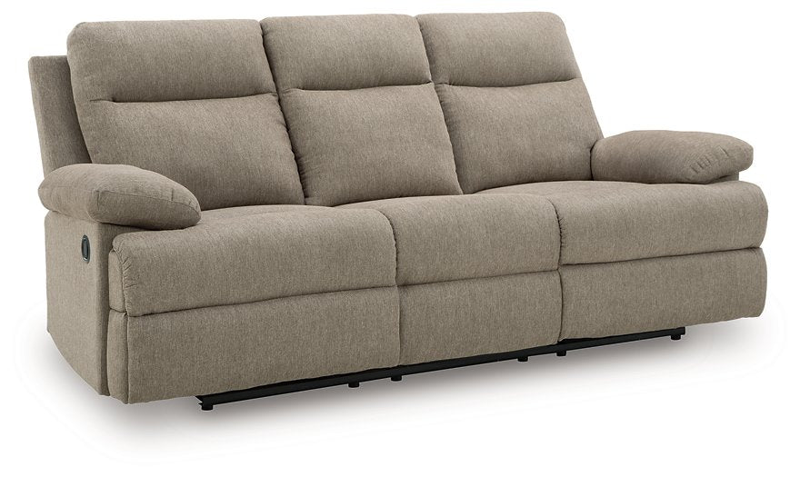Side-Swipe Reclining Sofa with Drop Down Table - Casa Morelos / Coahuila Furniture (Oklahoma City, OK)