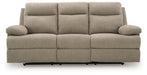 Side-Swipe Reclining Sofa with Drop Down Table - Casa Morelos / Coahuila Furniture (Oklahoma City, OK)