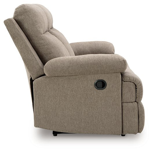 Side-Swipe Reclining Sofa with Drop Down Table - Casa Morelos / Coahuila Furniture (Oklahoma City, OK)
