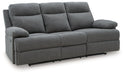 Side-Swipe Reclining Sofa with Drop Down Table - Casa Morelos / Coahuila Furniture (Oklahoma City, OK)