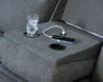 Side-Swipe Reclining Sofa with Drop Down Table - Casa Morelos / Coahuila Furniture (Oklahoma City, OK)
