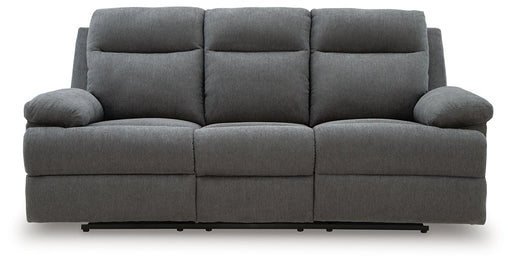 Side-Swipe Reclining Sofa with Drop Down Table - Casa Morelos / Coahuila Furniture (Oklahoma City, OK)