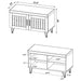 Brixton Storage Benches - Casa Morelos / Coahuila Furniture (Oklahoma City, OK)
