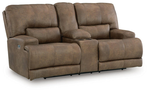 Beckley Place Power Reclining Loveseat with Console - Casa Morelos / Coahuila Furniture (Oklahoma City, OK)