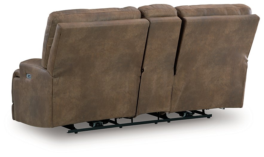Beckley Place Power Reclining Loveseat with Console - Casa Morelos / Coahuila Furniture (Oklahoma City, OK)