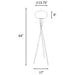 Layton Floor Lamps - Casa Morelos / Coahuila Furniture (Oklahoma City, OK)
