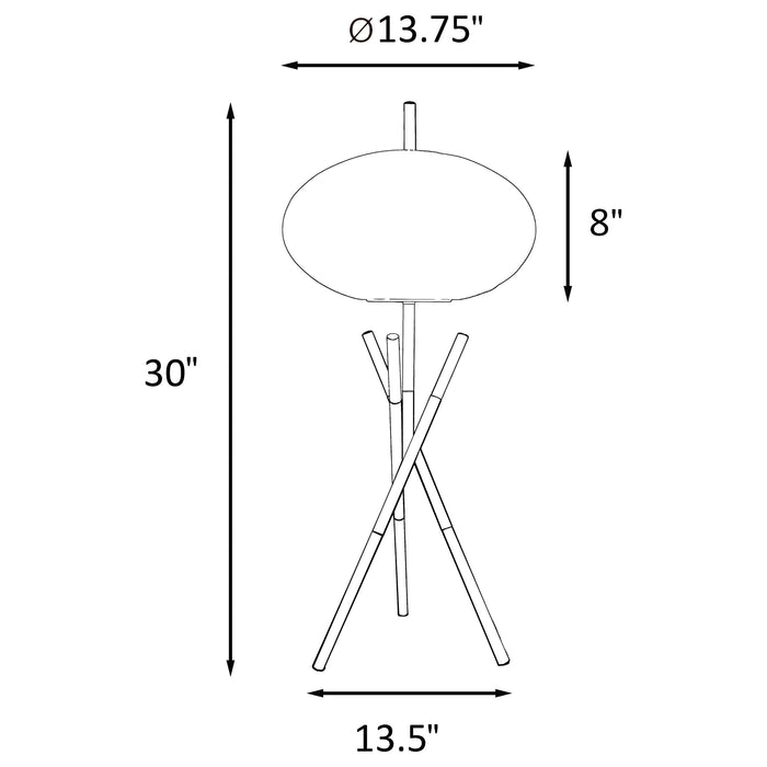Layton Table Lamps - Casa Morelos / Coahuila Furniture (Oklahoma City, OK)