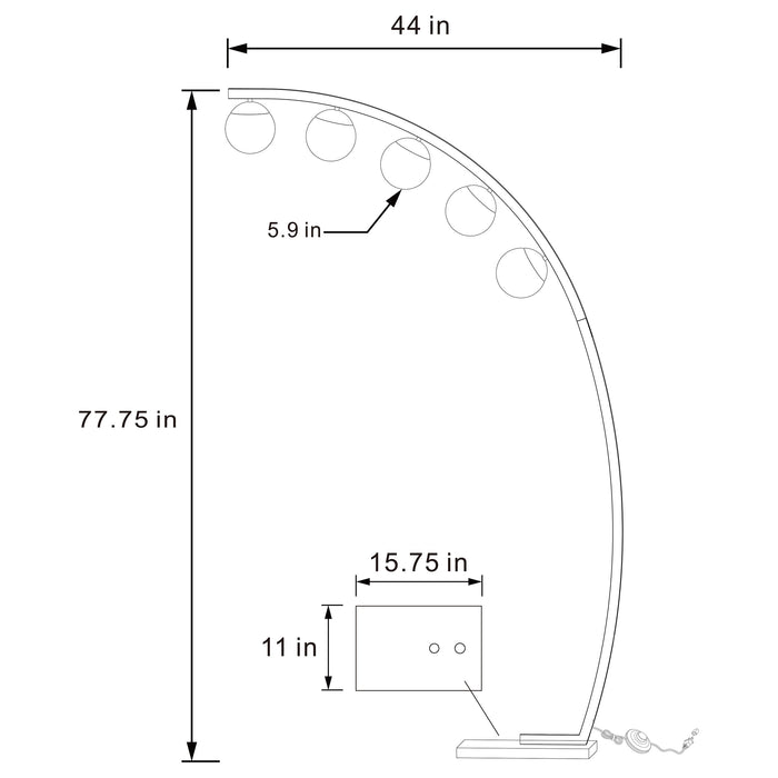 Cody Floor Lamp - Casa Morelos / Coahuila Furniture (Oklahoma City, OK)