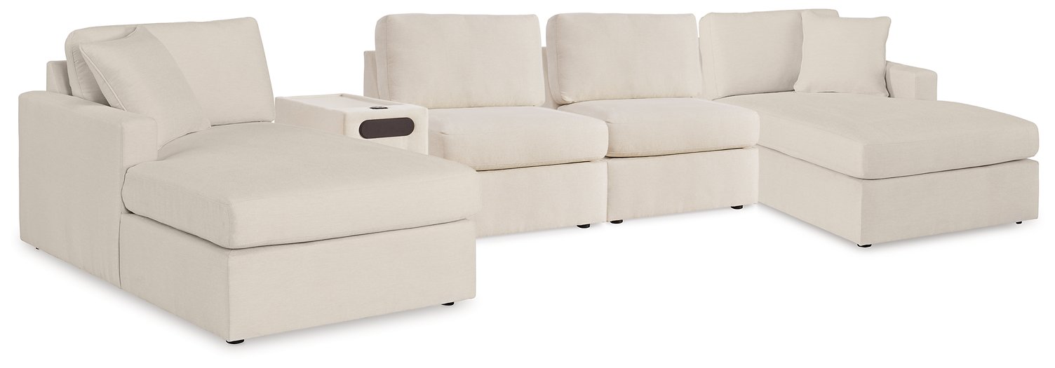 Modmax 5 Piece Sectional with Audio Console - Casa Morelos / Coahuila Furniture (Oklahoma City, OK)