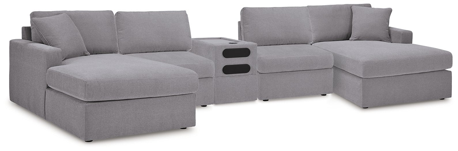 Modmax 5 Piece Sectional with Audio Console - Casa Morelos / Coahuila Furniture (Oklahoma City, OK)