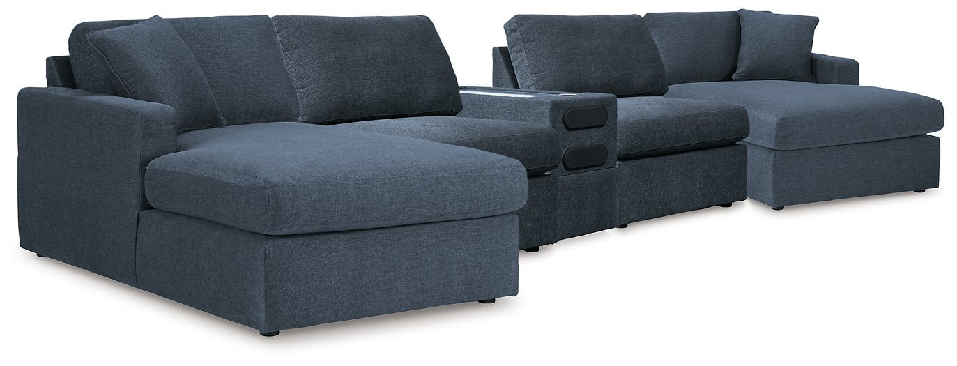 Modmax 5 Piece Sectional with Audio Console - Casa Morelos / Coahuila Furniture (Oklahoma City, OK)