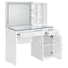Flora 2-drawer Vanity Set with LED Mirror High Gloss - Casa Morelos / Coahuila Furniture (Oklahoma City, OK)