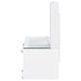 Flora 2-drawer Vanity Set with LED Mirror High Gloss - Casa Morelos / Coahuila Furniture (Oklahoma City, OK)